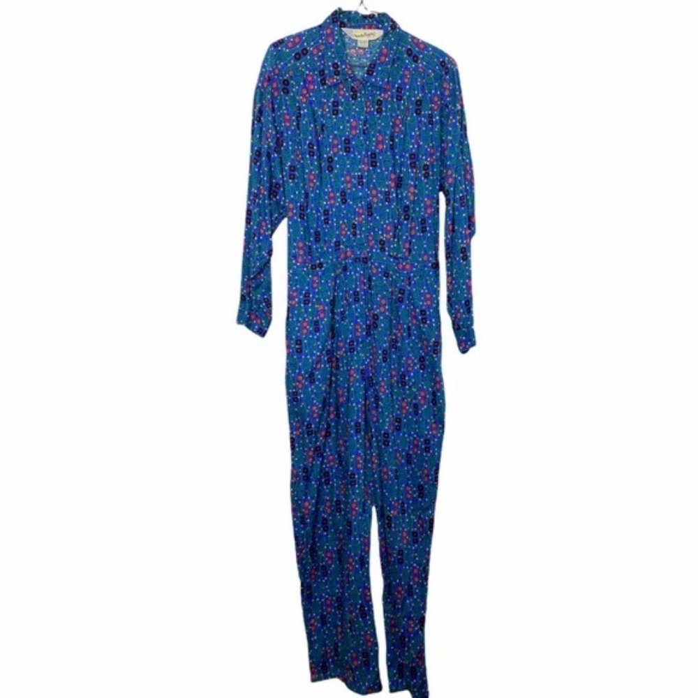 Diane Von Furstenberg Vintage 80's Jumpsuit Size 14